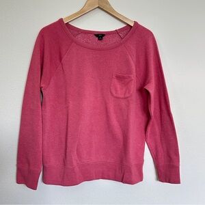 J. Crew Pocket Sweatshirt - Old Red